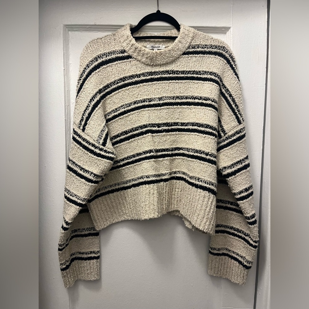 Madewell Eyelash-Yarn Crewneck Sweater - Picture 6 of 10